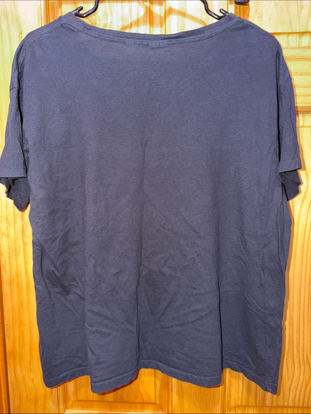 Junk Food Clothing Black Tee with Red Broken Heart Graphic and 'Operation' Text - Picture 3 of 3